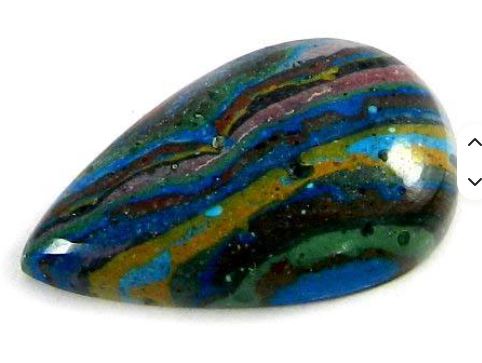 15x24mm Natural Rainbow Gemstone High Quality Pear Cabochon Loose IG0322 235 Gms Ishu Gems From India