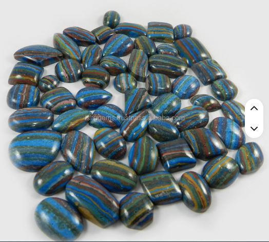 RARE 54 Pcs Natural Rainbow Gemstone 100 Gms Mix Shape Cabochon High Quality for Jewellery IG0327