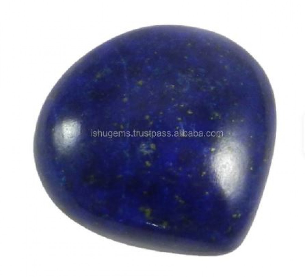 Image of Natural Lapis lazuli 19mm Heart Cabochon 18.60 Ct. Loose Gemstone
