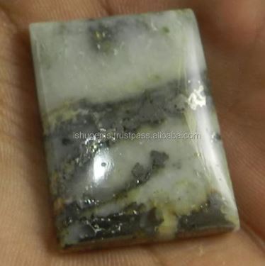 Natural Fools Gold Pyrite Marcasite Gemstone 24x32mm Rectangle Cabochon 845 gm Wholesale Manufacturer