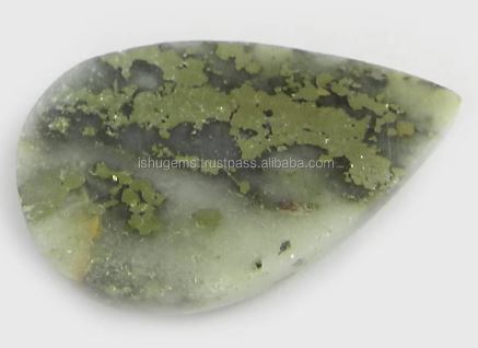 19x29mm Fools Gold Pyrite Marcasite Gemstone 635 gms Pear Wholesale Cabochon