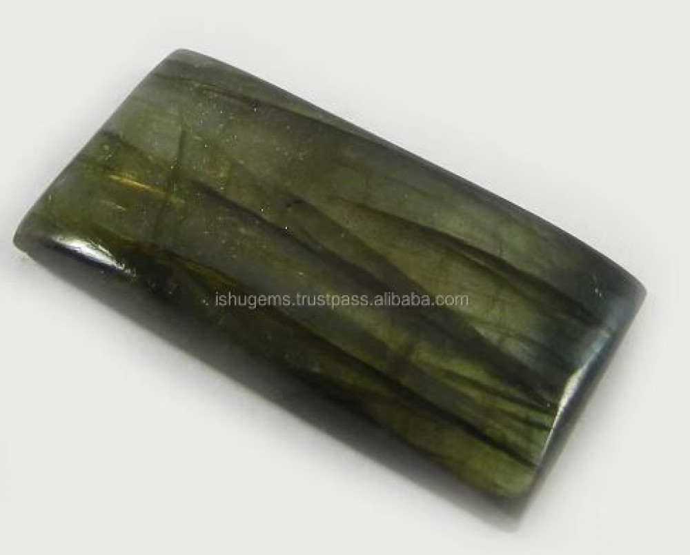 Image of Best Quality Labradorite 17x33mm Rectangle Cabochon 7.40 gms Wholesale Loose Gemstone