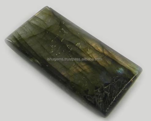 Best Quality Labradorite 17x33mm Rectangle Cabochon 740 gms Wholesale Loose Gemstone