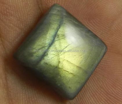 Natural Labradorite 17mm Square Cabochon Gemstone For Jewelry Making