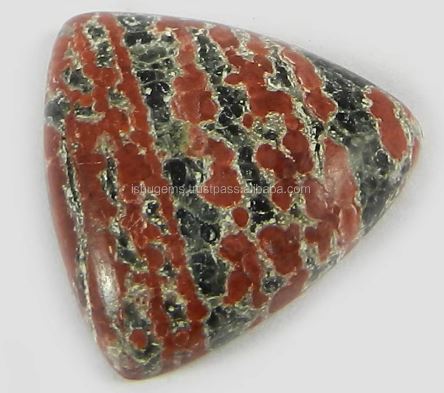 19mm Best Quality Fireworks obsidian 237 gms Triangle Cabochon gemstone For Jewelry