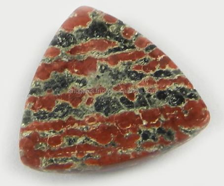 19mm Best Quality Fireworks obsidian 237 gms Triangle Cabochon gemstone For Jewelry