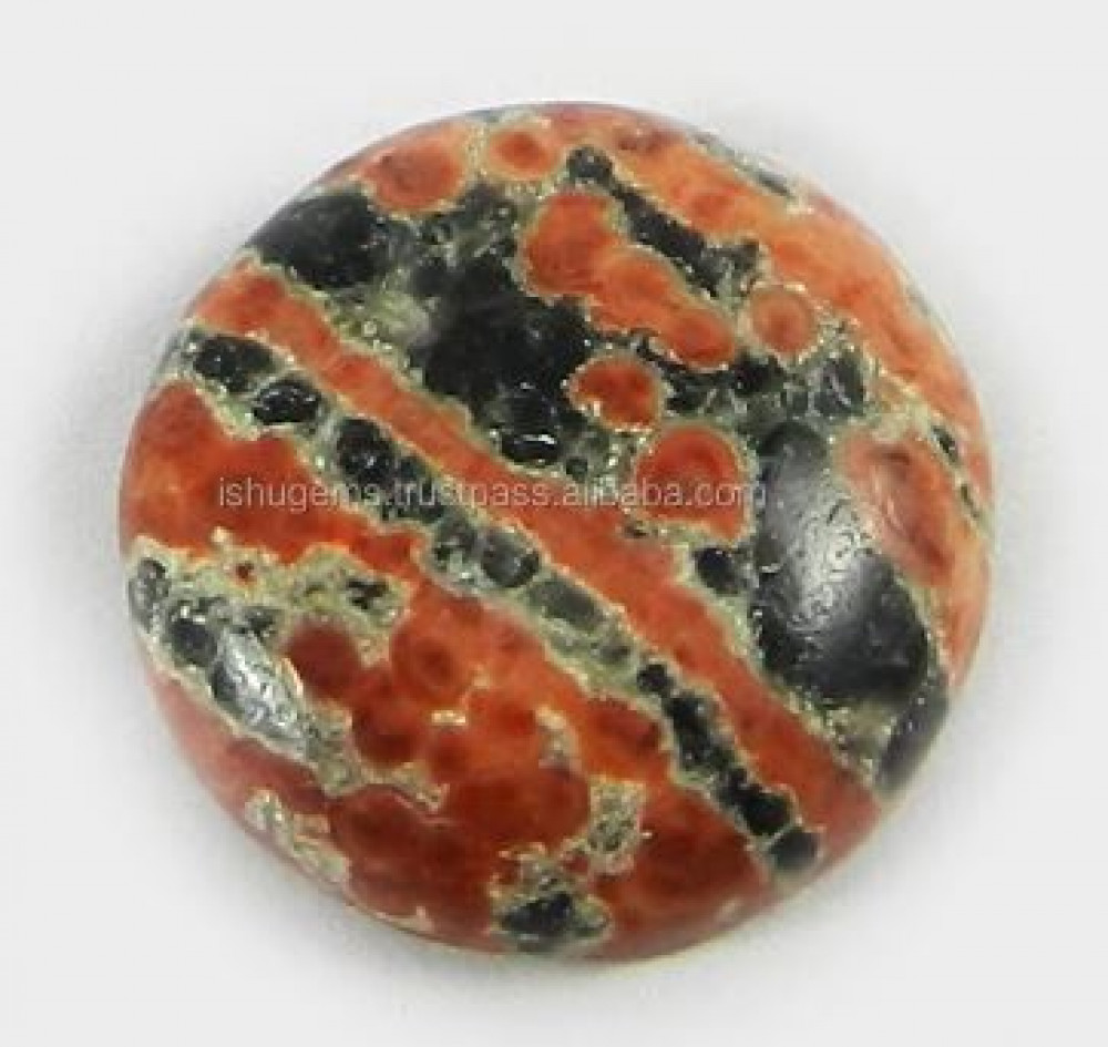 Image of 14mm Best Quality Fireworks obsidian 1.80 gms Round Cabochon Gemstone For Jewelry Making