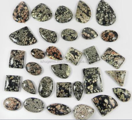 31 pcs Best Quality Fireworks Obsidian 100 gms Freeform Cabochon Loose Gemstone