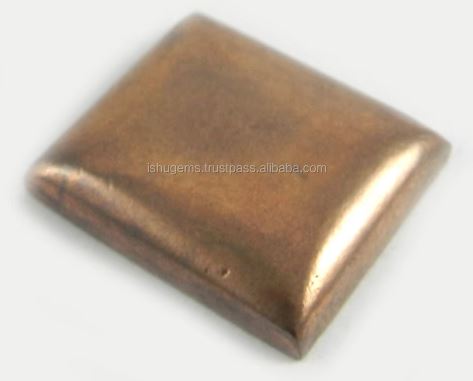 22x25mm Natural Fools Copper Pyrite Gemstone 1145 gm Square Cabochon wholesale gemstone