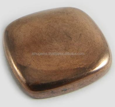22x23mm Natural Fools Copper Pyrite Gemstone 905 gms Cushion Popular Cabochon Gemstone IG0390