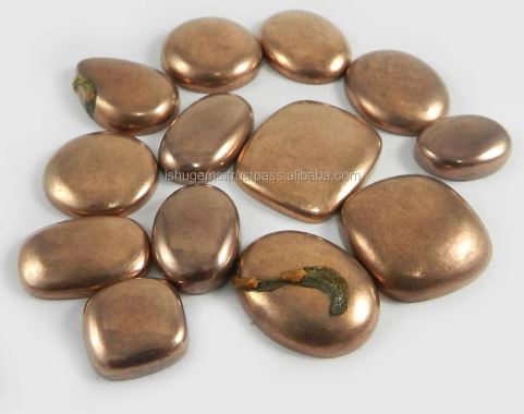 13 Pcs Natural Fools Copper Pyrite Gemstone 100 Gms Mix Shape Best Cabochon Gemstone IG0392