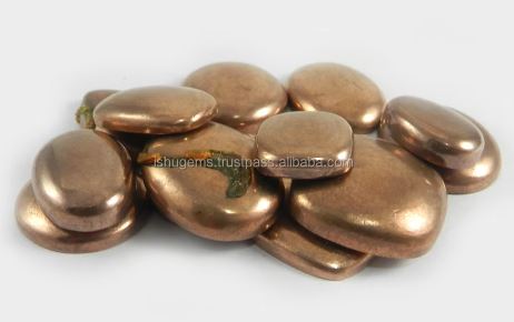 13 Pcs Natural Fools Copper Pyrite Gemstone 100 Gms Mix Shape Best Cabochon Gemstone IG0392
