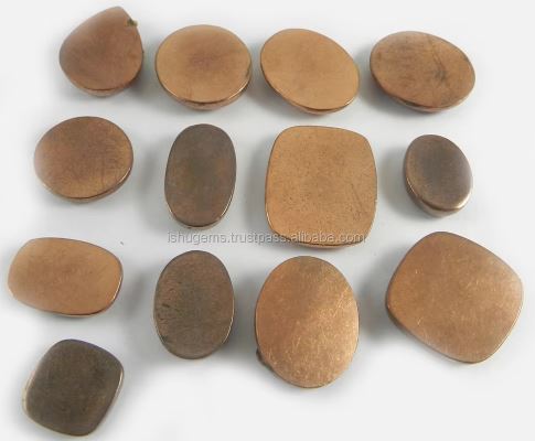 13 Pcs Natural Fools Copper Pyrite Gemstone 100 Gms Mix Shape Best Cabochon Gemstone IG0392