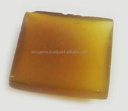 20mm Natural Yellow Chalcedony Quartz Gemstone 515 gms Square Wholesale Cabochon gemstone IG0393