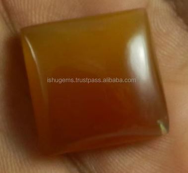 20mm Natural Yellow Chalcedony Quartz Gemstone 515 gms Square Wholesale Cabochon gemstone IG0393