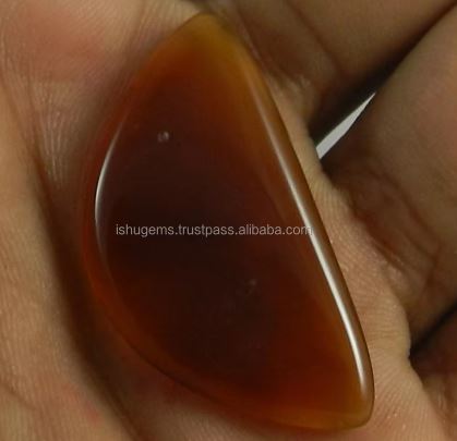 20x31mm Natural Yellow Chalcedony Gemstone 535 gm Half Moon New Style Latest Cabochon loose gemstone IG0399