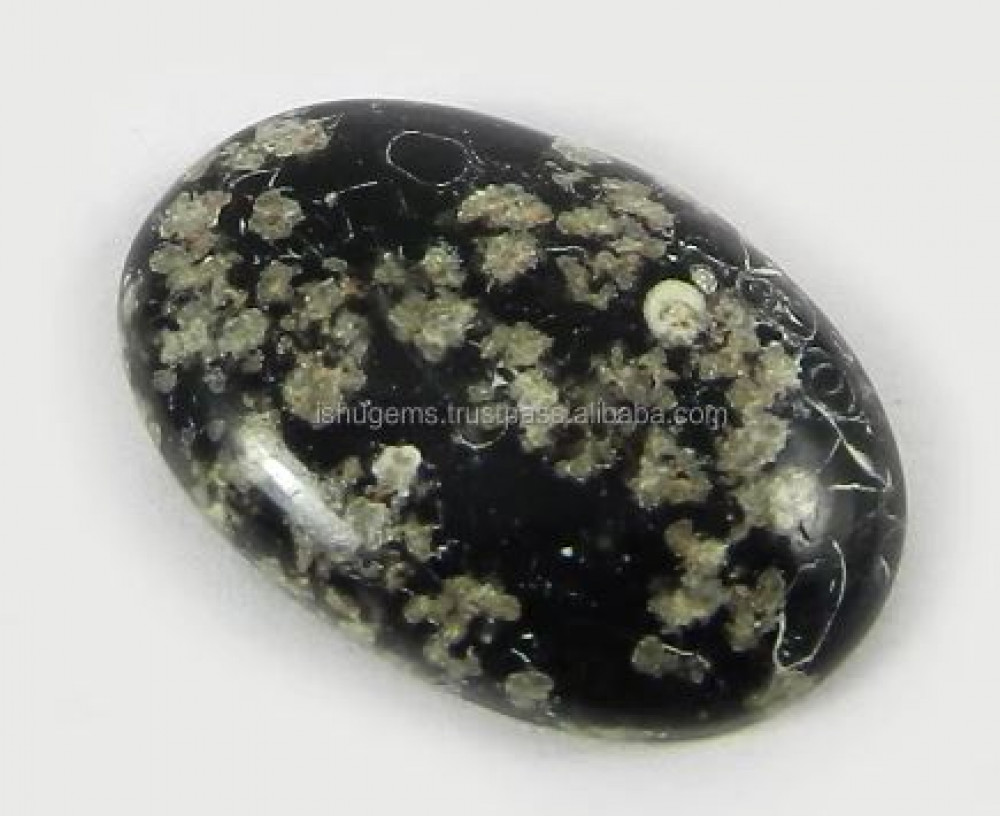 Image of 17*25mm Best Quality Fireworks obsidian 3.16 gms Oval Cabochon, gemstone IG0403