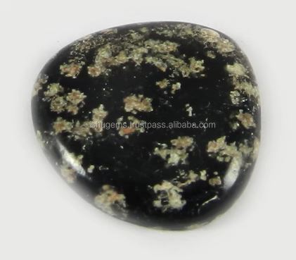 25mm Best Quality Fireworks obsidian 462 gms Heart Cabochon gemstone