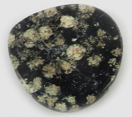 25mm Best Quality Fireworks obsidian 462 gms Heart Cabochon gemstone