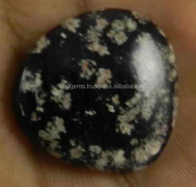25mm Best Quality Fireworks obsidian 462 gms Heart Cabochon gemstone