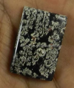 Natural Fireworks obsidian 27x18 mm Rectangle Cabochon Gemstone For Jewelry Making
