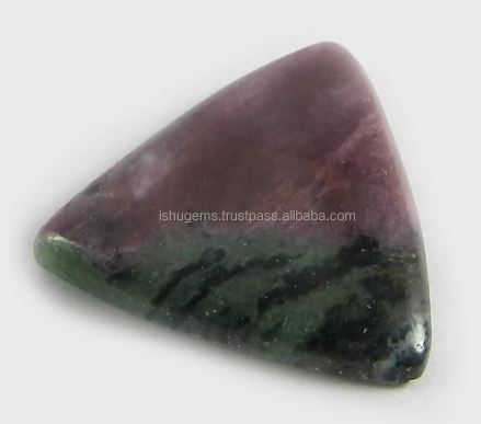 22x23mm Natural Ruby Zoisite Gemstone 4 gms Triangle Wholesale Cabochon gemstone