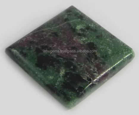 Natural Ruby Zoisite 25mm Square Cabochon 695 gms Loose Gemstone