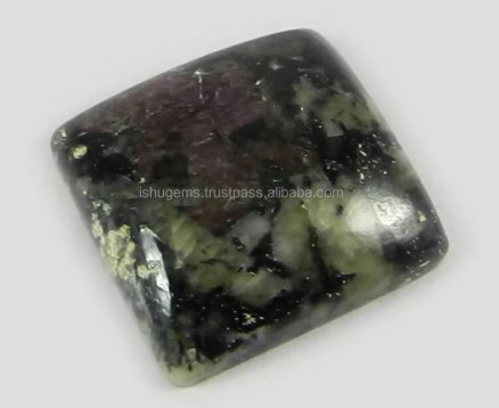 Image of 16*16mm Best Quality Natural Ruby Zoisite 3.08 gms Square Cabochon gemstone IG0419