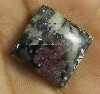 1616mm Best Quality Natural Ruby Zoisite 308 gms Square Cabochon gemstone IG0419