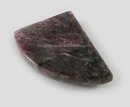 1216mm Best Quality Natural Ruby Zoisite 168 Gms Fancy Cabochon Gemstone IG0420