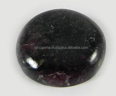 Natural Ruby Zoisite 19mm Round Cabochon Gemstone 310gms Loose AA Quality Ishu Gems for Jewelry Making