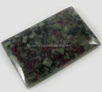 1726mm Best Quality Natural Ruby Zoisite 481 gms Rectangle Cabochon gemstone IG0422