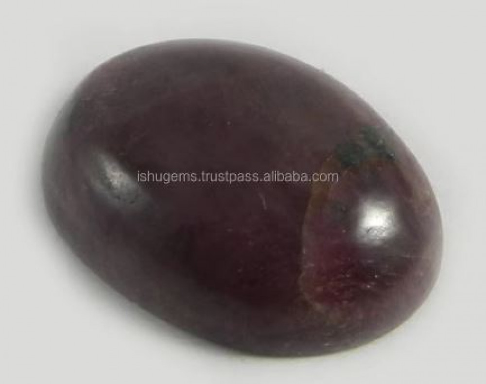 Image of Natural Ruby 18x25mm Oval Cabochon 8.10 gms Loose Gemstone For Jewelry