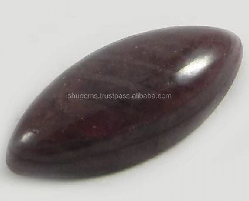 Image of Natural Ruby 23x11mm Marquise Cabochon 3.01 gms Loose Gemstone