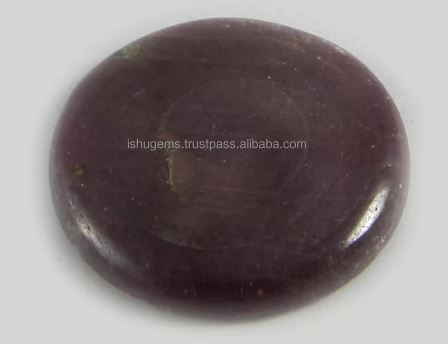 20mm Natural Ruby 320 gms Round Cabochon Gemstone