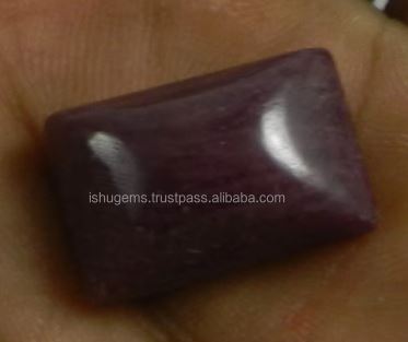 Natural Ruby 19x12mm Rectangle Cabochon 490 gms Loose Gemstone For Making Jewelry