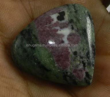 26x28mm Natural Ruby Zoisite 745 gms Trillion Popular Cabochon gemstone IG0443