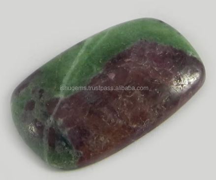 Natural Ruby Zoisite Gemstone 460 gm Rectangle Cushion 16x26mm