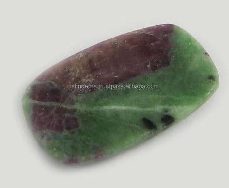 Natural Ruby Zoisite Gemstone 460 gm Rectangle Cushion 16x26mm