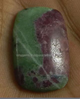 Natural Ruby Zoisite Gemstone 460 gm Rectangle Cushion 16x26mm