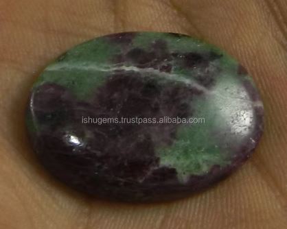 22x30mm Natural Ruby Zoisite Gemstone 805 gm Oval Good Quality Cabochon gemstone IG0447