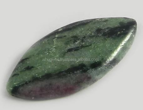Natural Ruby Zoisite Marquise Cabochon 13x27mm 220 gm