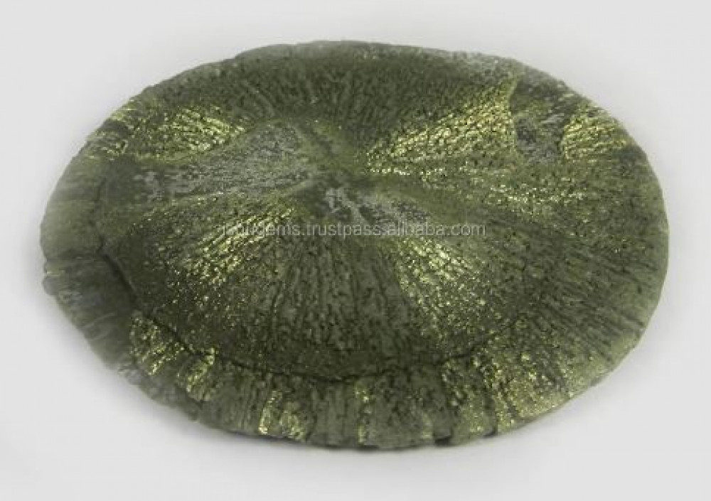 Image of Ishu Gems 72mm Natural Fools Gold Pyrite AA Quality Free Shape Gemstone Pendant for Women 90.01 gm IG0452