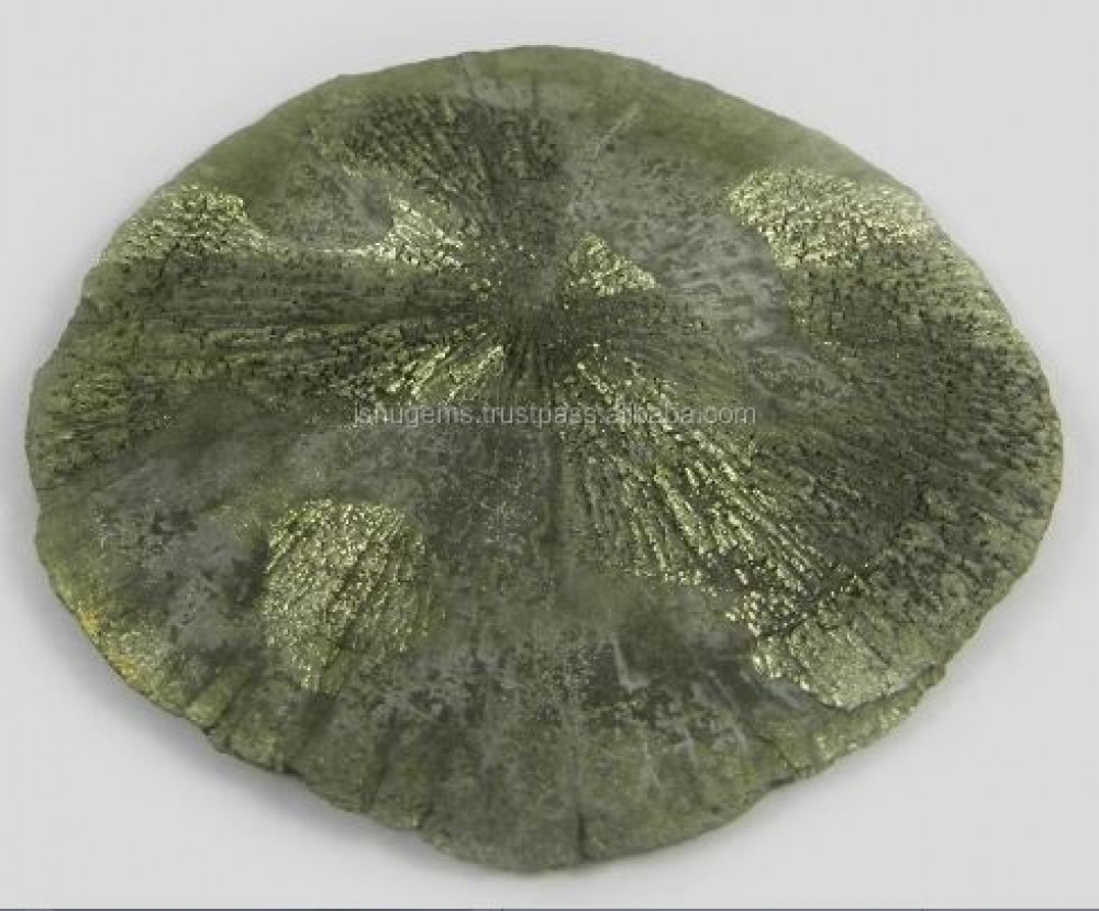 Image of Ishu Gems 78mm Wholesale Natural Fools Gold Sun Pyrite 90.10 gm Pendant for Women Loose Gemstone From India IG0454