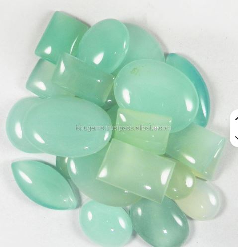 23 pcs Exclusive Aqua Chalcedony 100 gms Free form Cabochon gemstone IG0455