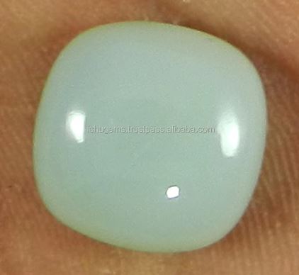 14mm Aqua Chalcedony 210 gms Cushion Cabochon gemstone IG0457