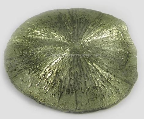 Ishu Gems 73mm AAA Quality Natural Fools Gold Sun Pyrite 10780 gm Free Shape Womens Pendent Loose Gemstone Made India IG0460