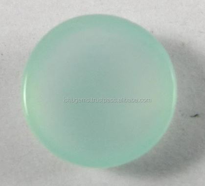 Aqua Chalcedony 14mm Round Cabochon 193 gms Loose Gemstone IG0472