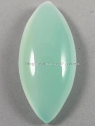 1933mm Aqua Chalcedony 468 gms Marquise Cabochon Gemstone IG0473