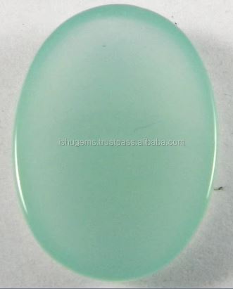 Aqua Chalcedony 17x23mm Oval Cabochon 430 gms Loose Gemstone IG0474